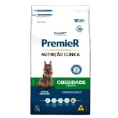 Racao Premier Nutricao Clinica Obesidade Gatos Adultos 1.5kg frente
